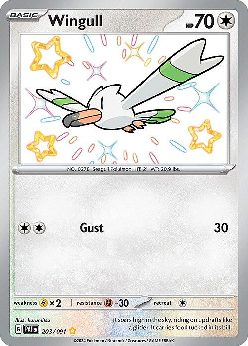 Wingull Card Front