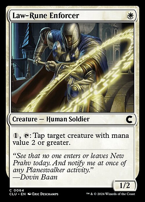 Law-Rune Enforcer Card Front