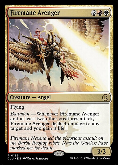 Firemane Avenger Card Front