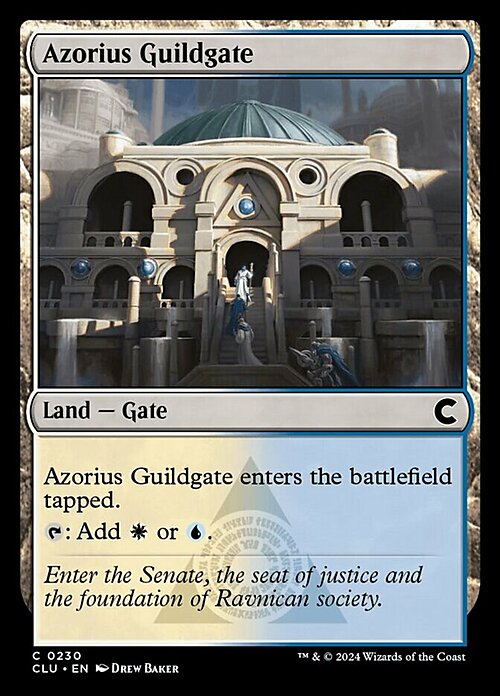 Azorius Guildgate Card Front