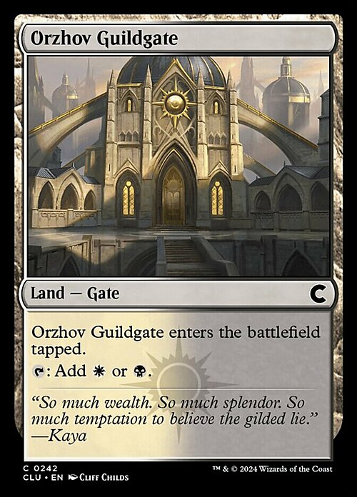 Orzhov Guildgate Card Front