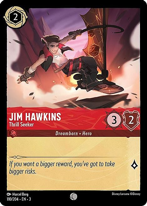 Jim Hawkins - Thrill Seeker Card Front