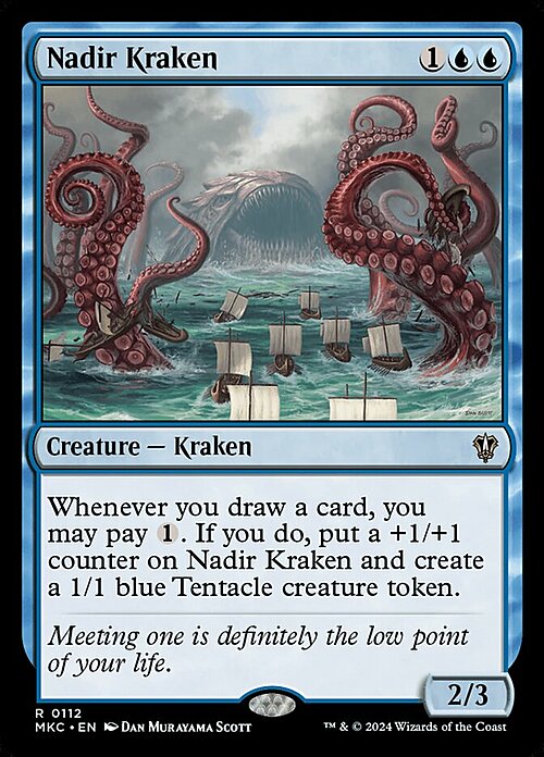 Nadir Kraken Card Front