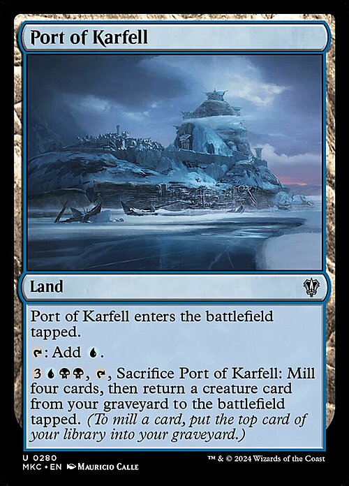 Port of Karfell Card Front