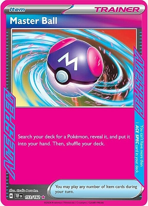 Master Ball Card Front