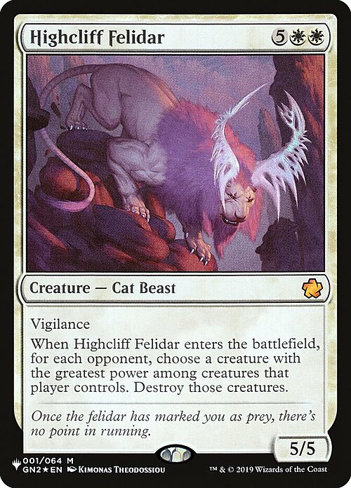 Highcliff Felidar Card Front