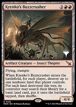 Krenko's Buzzcrusher Card Front