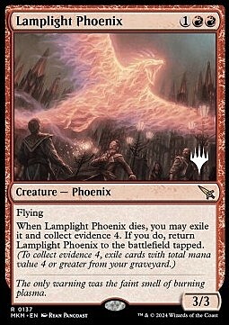 Lamplight Phoenix Card Front