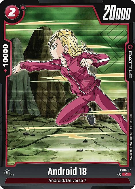 Android 18 Card Front