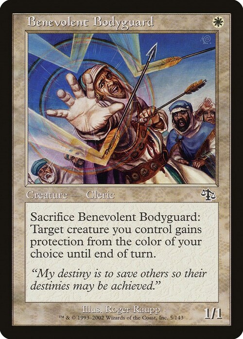 Benevolent Bodyguard Card Front