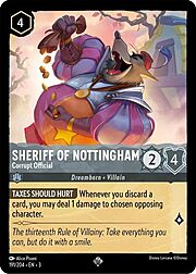 Sheriff of Nottingham - Corrupt Official