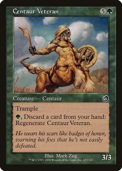 Centaur Veteran Card Front