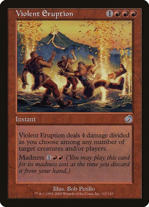 Violent Eruption Card Front