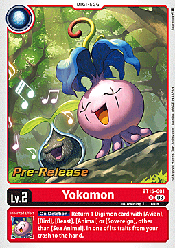 Yokomon Card Front