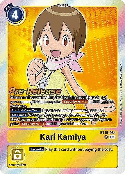 Kari Kamiya Card Front