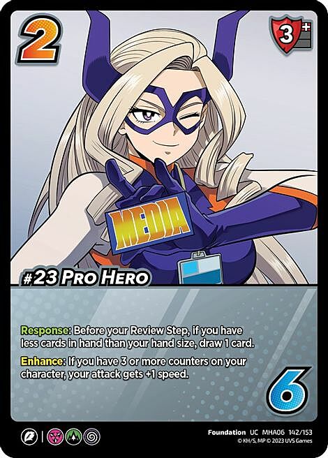 #23 Pro Hero Card Front