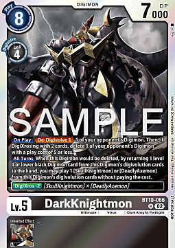 DarkKnightmon Card Front