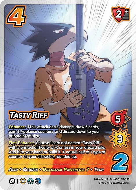 Tasty Riff Card Front