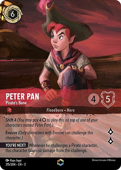 Peter Pan - Pirate's Bane Card Front