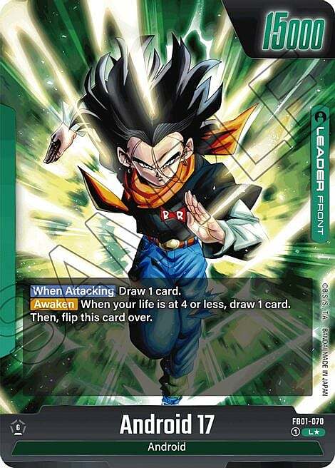 Android 17 Card Front