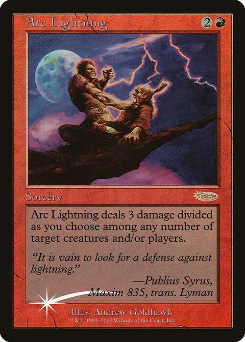 Arc Lightning Card Front