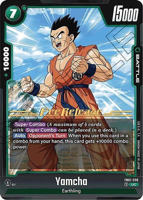 Yamcha Card Front