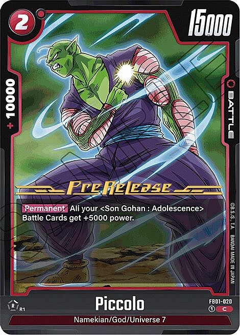 Piccolo Card Front