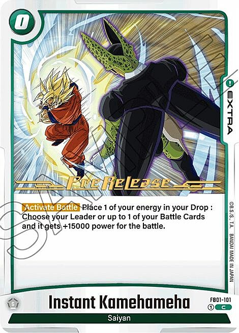 Instant Kamehameha Card Front