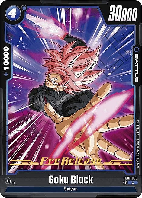 Goku Black Card Front