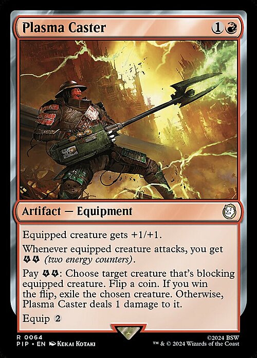 Plasma Caster Card Front