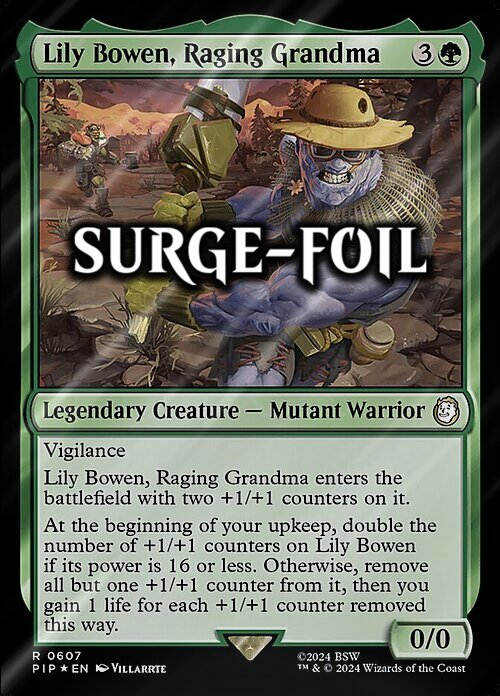 Lily Bowen, Raging Grandma Card Front