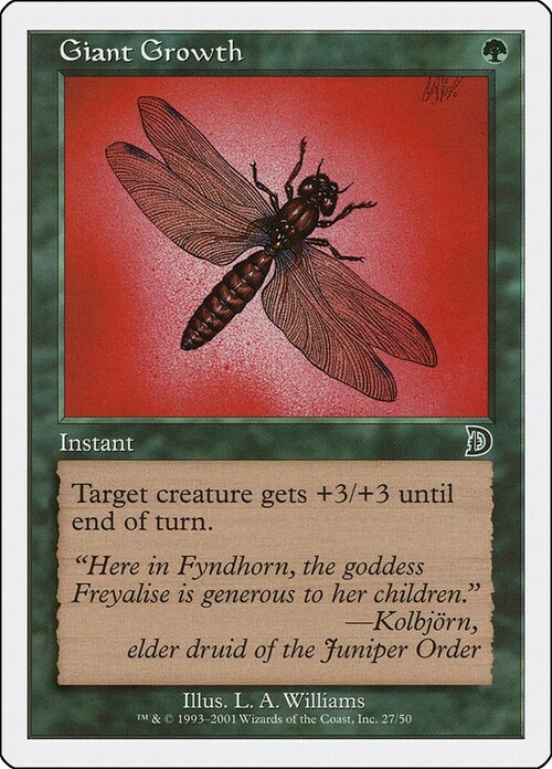 Giant Growth Card Front