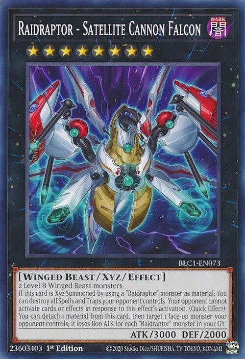 Raidraptor - Satellite Cannon Falcon Card Front