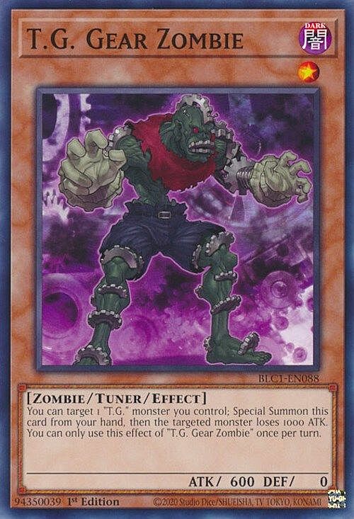 T.G. Gear Zombie Card Front