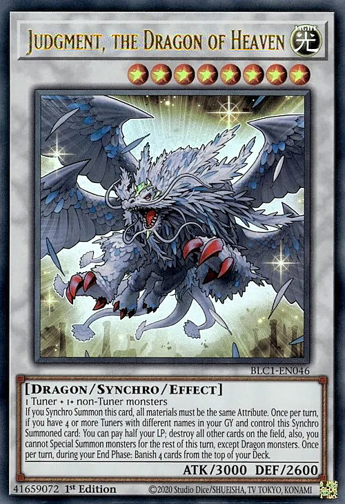 Judgment, the Dragon of Heaven Card Front