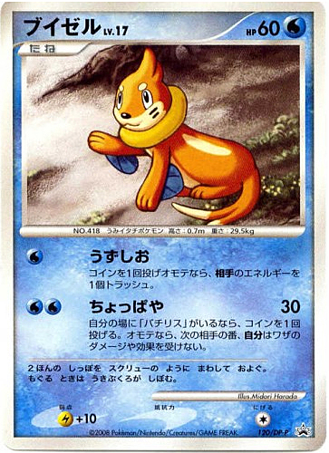 Buizel Lv.17 Card Front