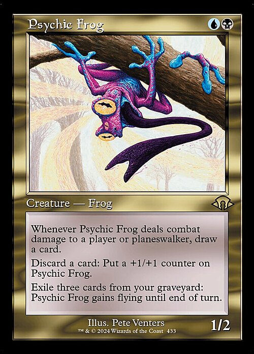 Psychic Frog Card Front