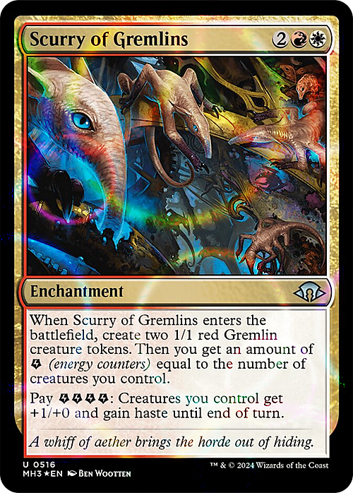 Scurry of Gremlins Card Front