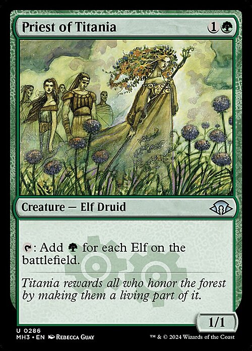 Priest of Titania Card Front