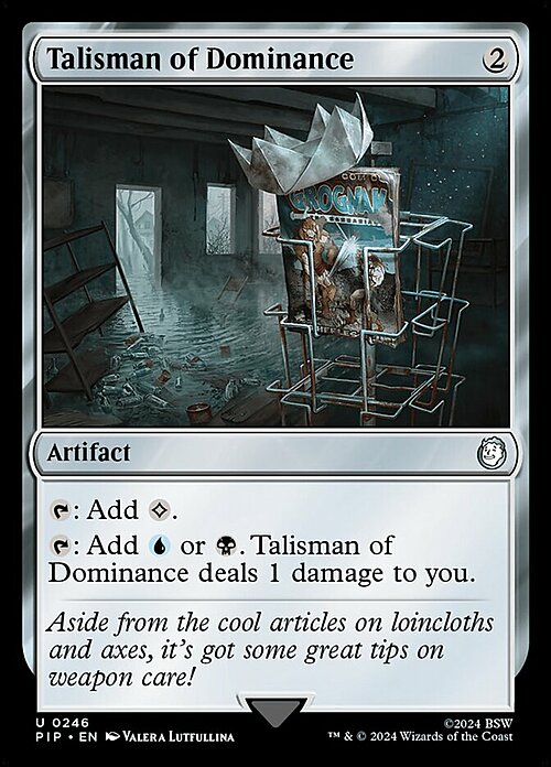 Talisman of Dominance Card Front