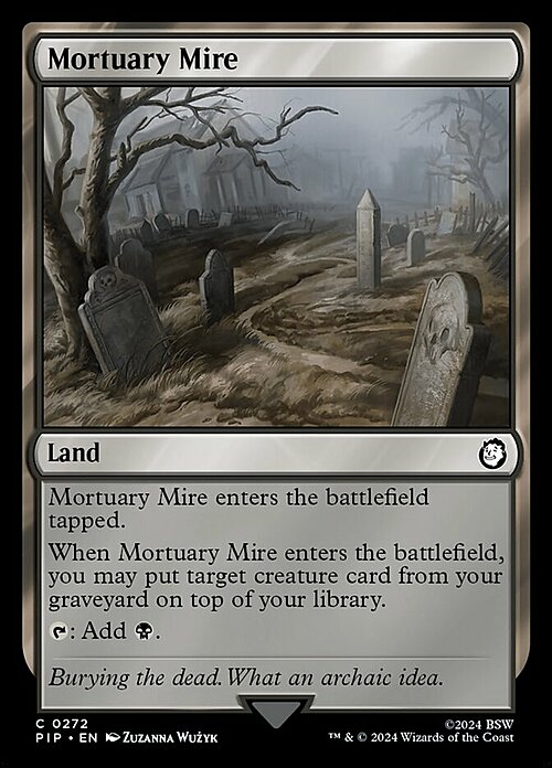 Mortuary Mire Card Front