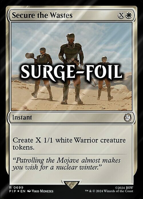 Secure the Wastes Card Front