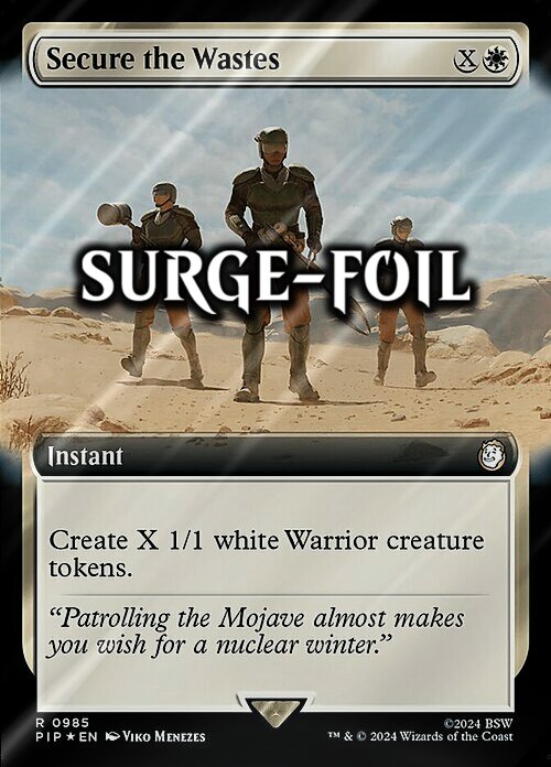 Secure the Wastes Card Front