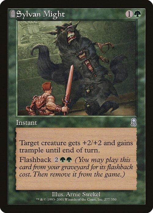 Sylvan Might Card Front