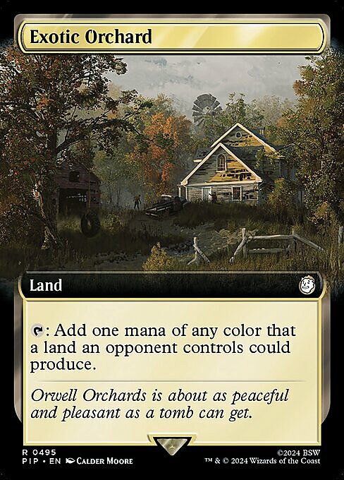 Exotic Orchard Card Front