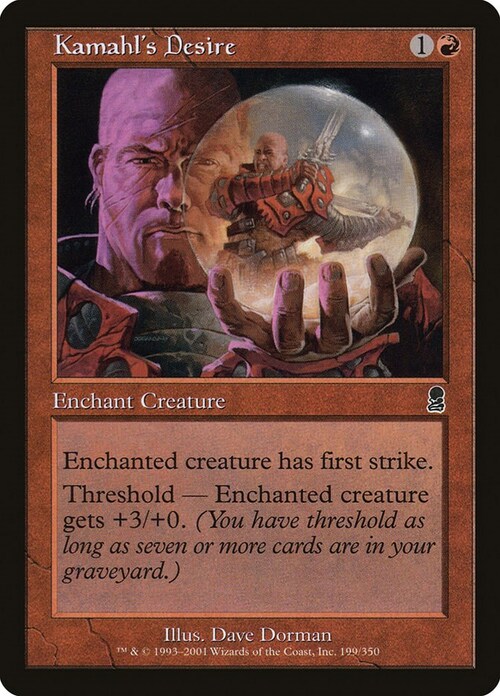 Kamahl's Desire Card Front