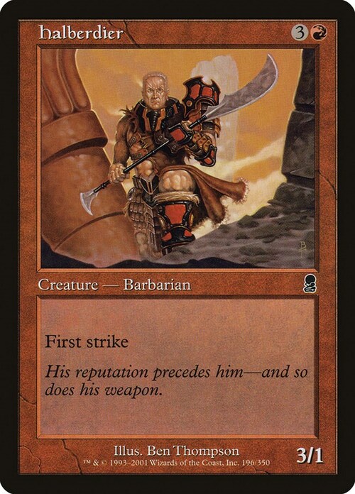 Halberdier Card Front