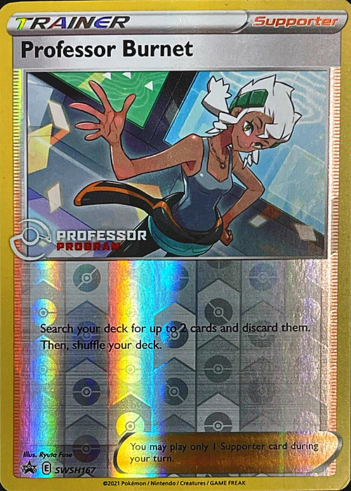 Professor Burnet Card Front