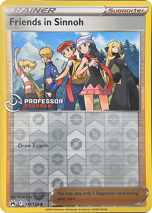 Friends in Sinnoh Card Front