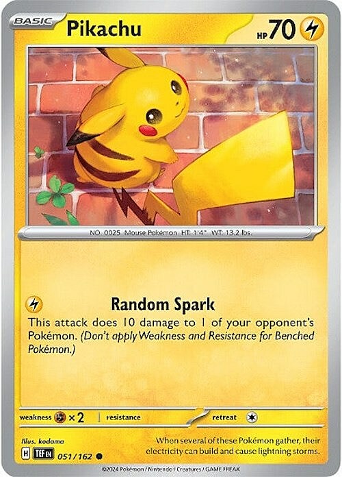 Pikachu Card Front